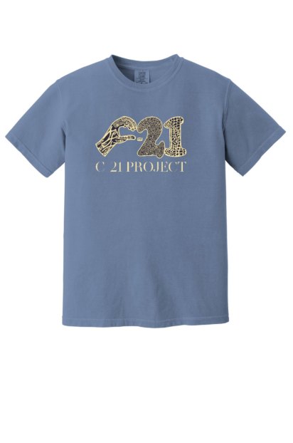 Blue C-21 PROJECT T-shirt