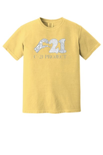 Yellow C-21 PROJECT T-shirt