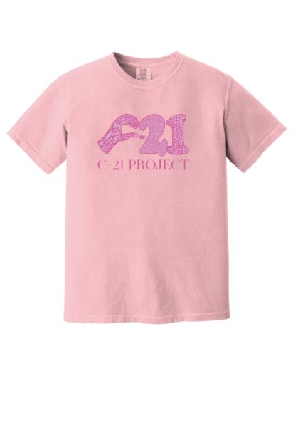 Pink C-21 PROJECT T-shirt